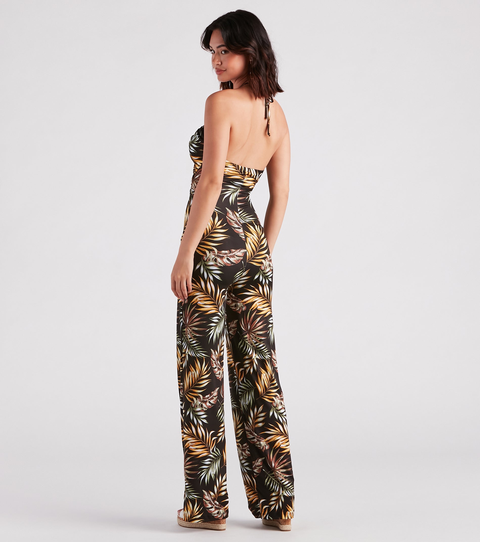 Mojito Please Tropical Halter Jumpsuit - Image 2