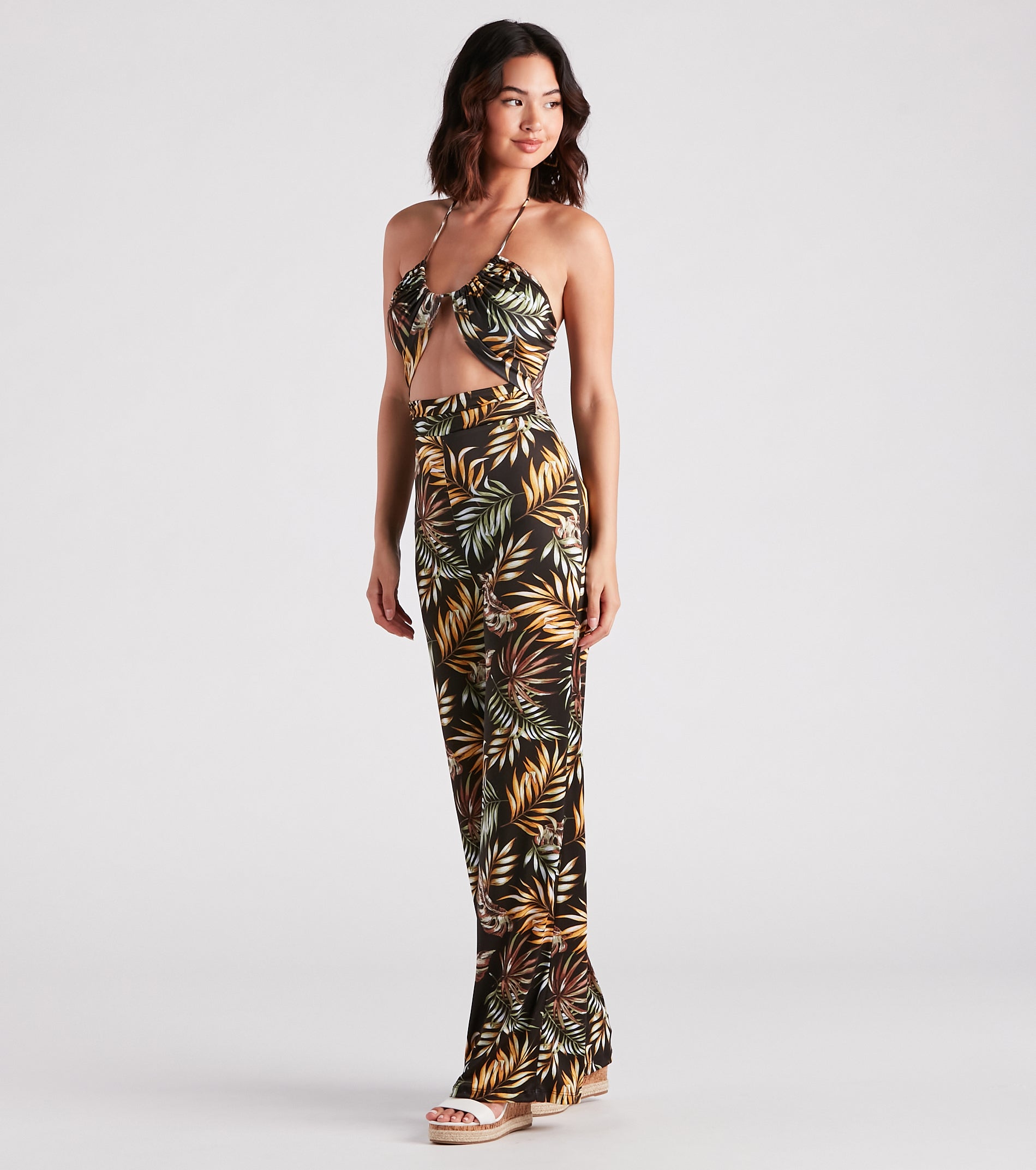 Mojito Please Tropical Halter Jumpsuit - Image 3