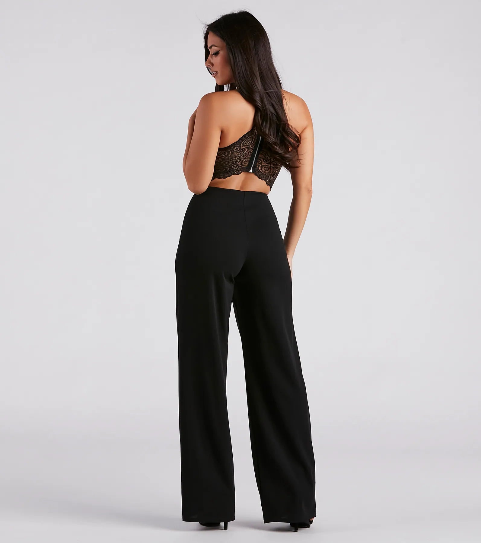 Classic Chic Moment Lace Back Jumpsuit - Image 2