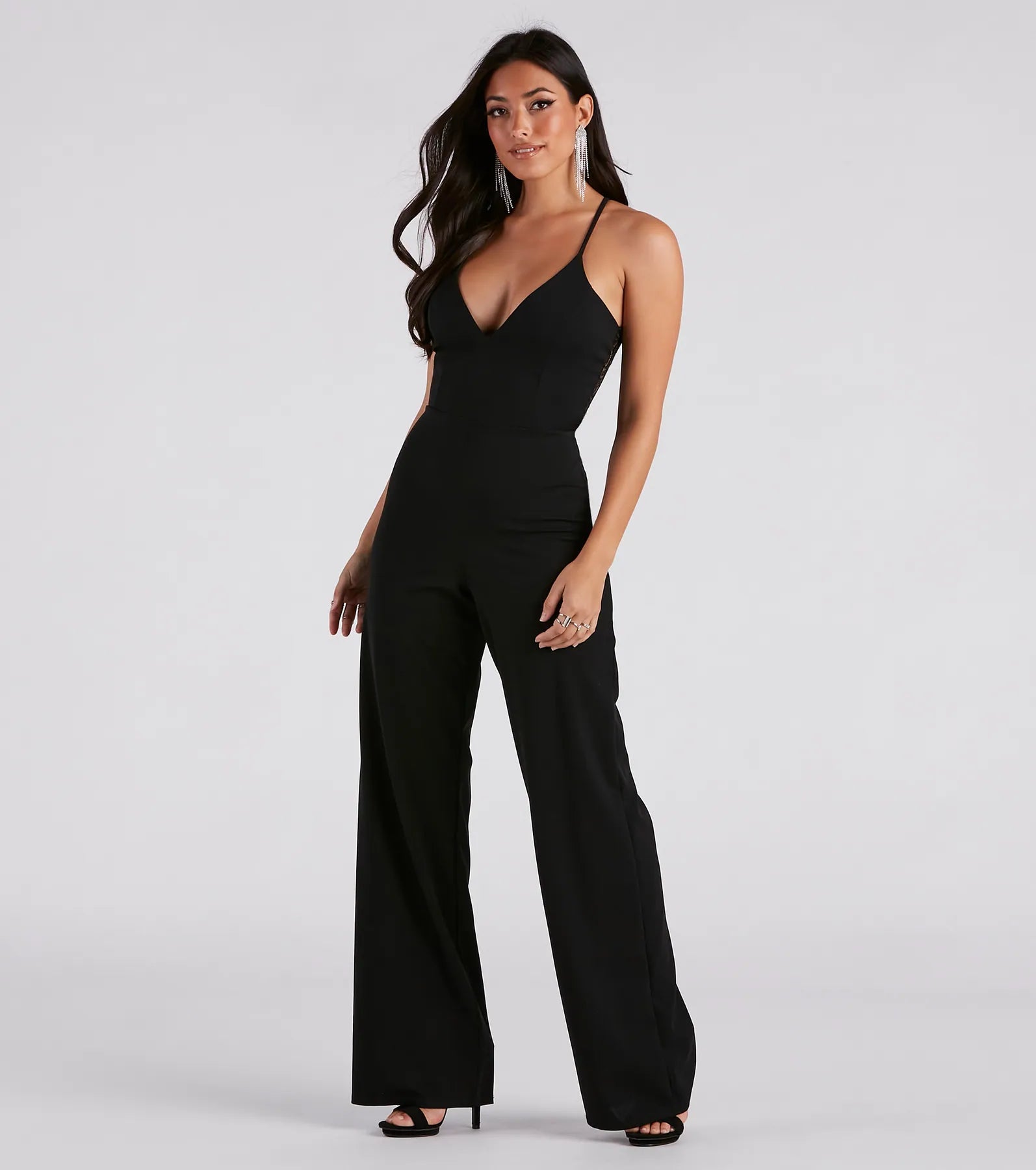 Classic Chic Moment Lace Back Jumpsuit - Image 3