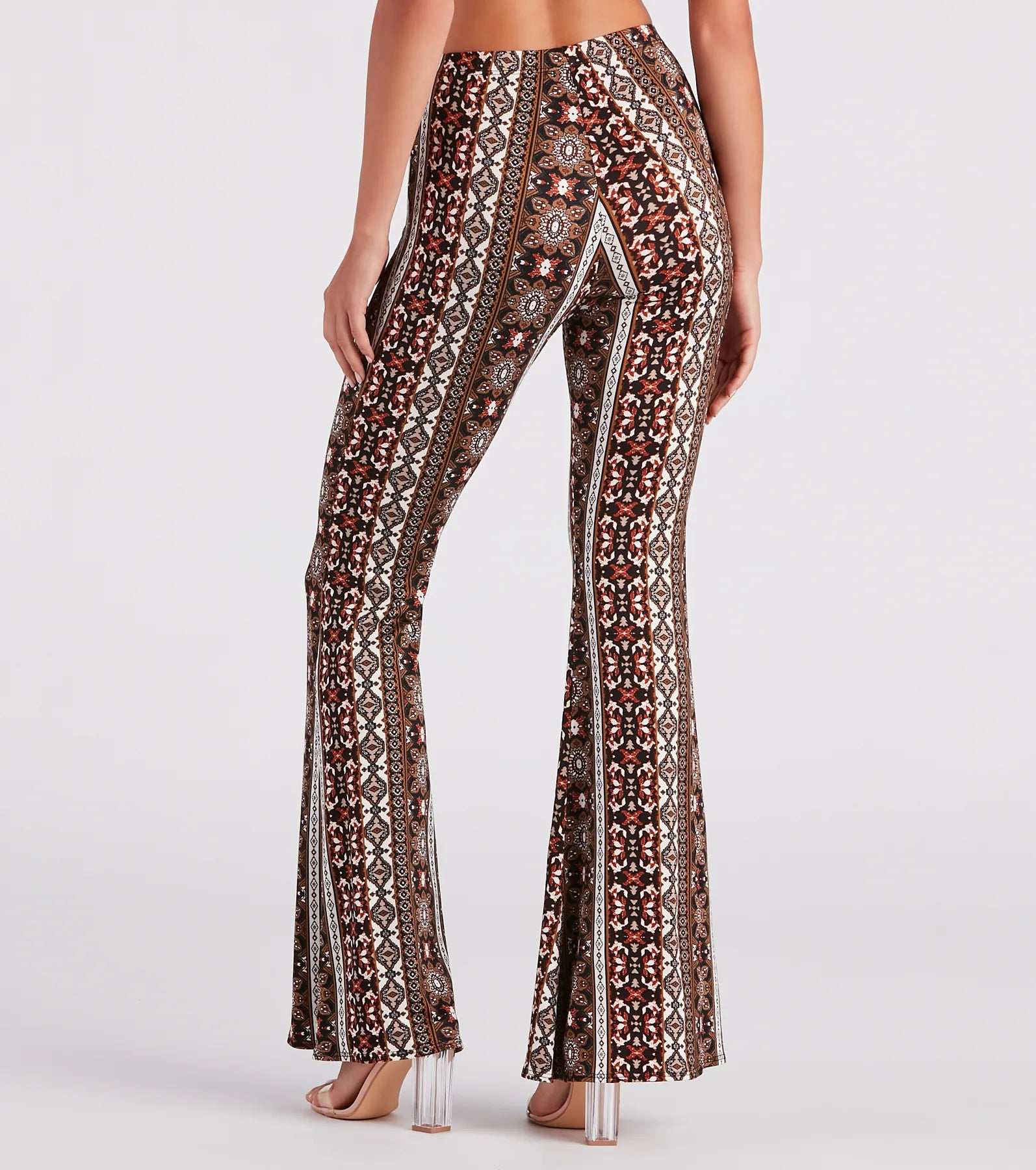 Bohemian Girl High Rise Flare Pants - Image 3