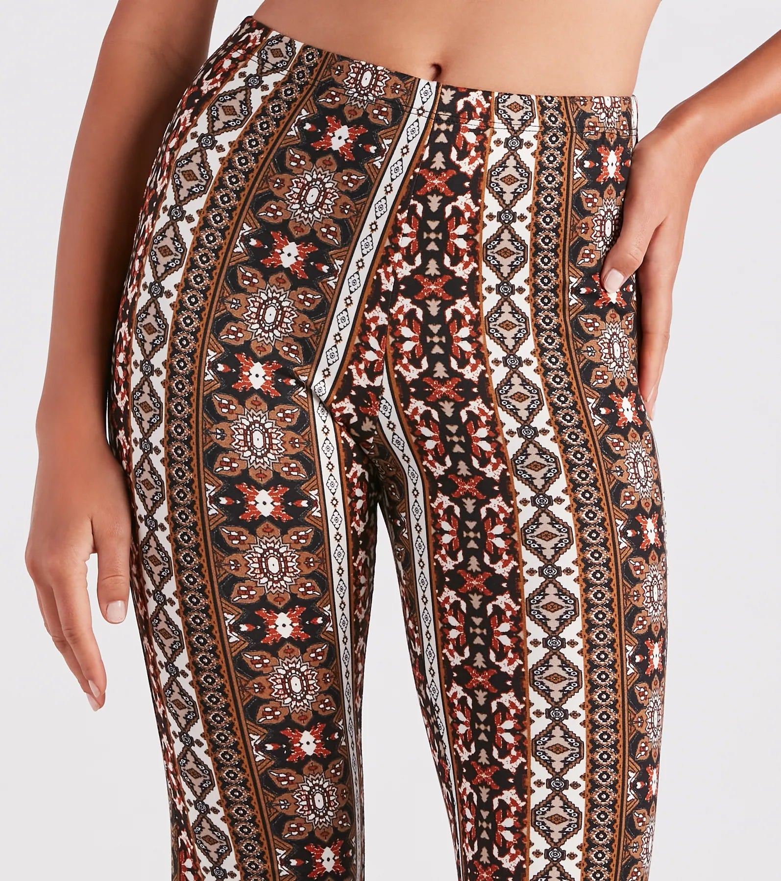 Bohemian Girl High Rise Flare Pants - Image 4