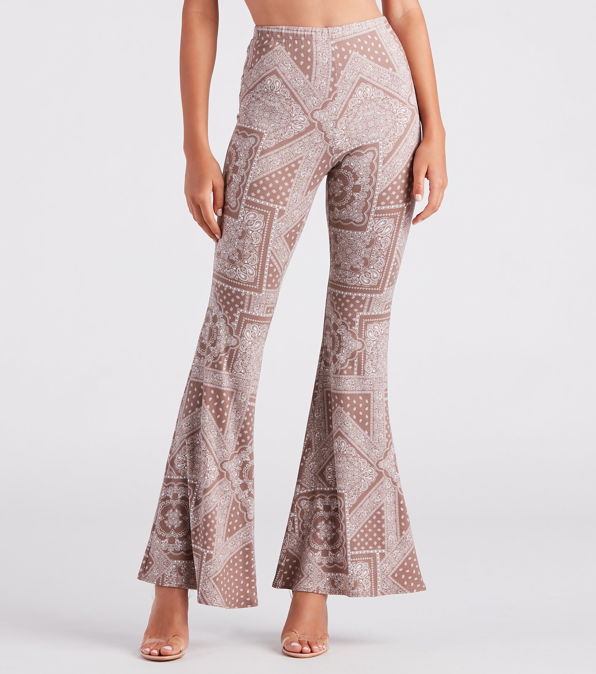 Paisley Princess Boho Flare Pants - Image 2