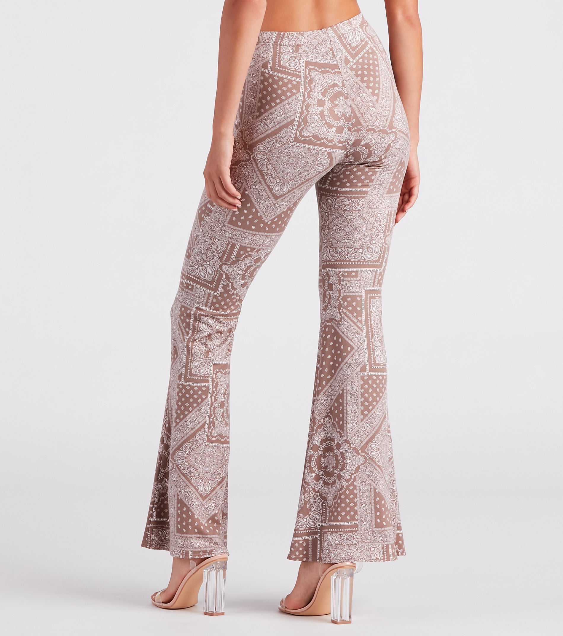 Paisley Princess Boho Flare Pants - Image 3