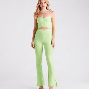 Look At Me Wow Bandage Flare Pants