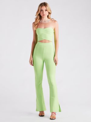 Look At Me Wow Bandage Flare Pants