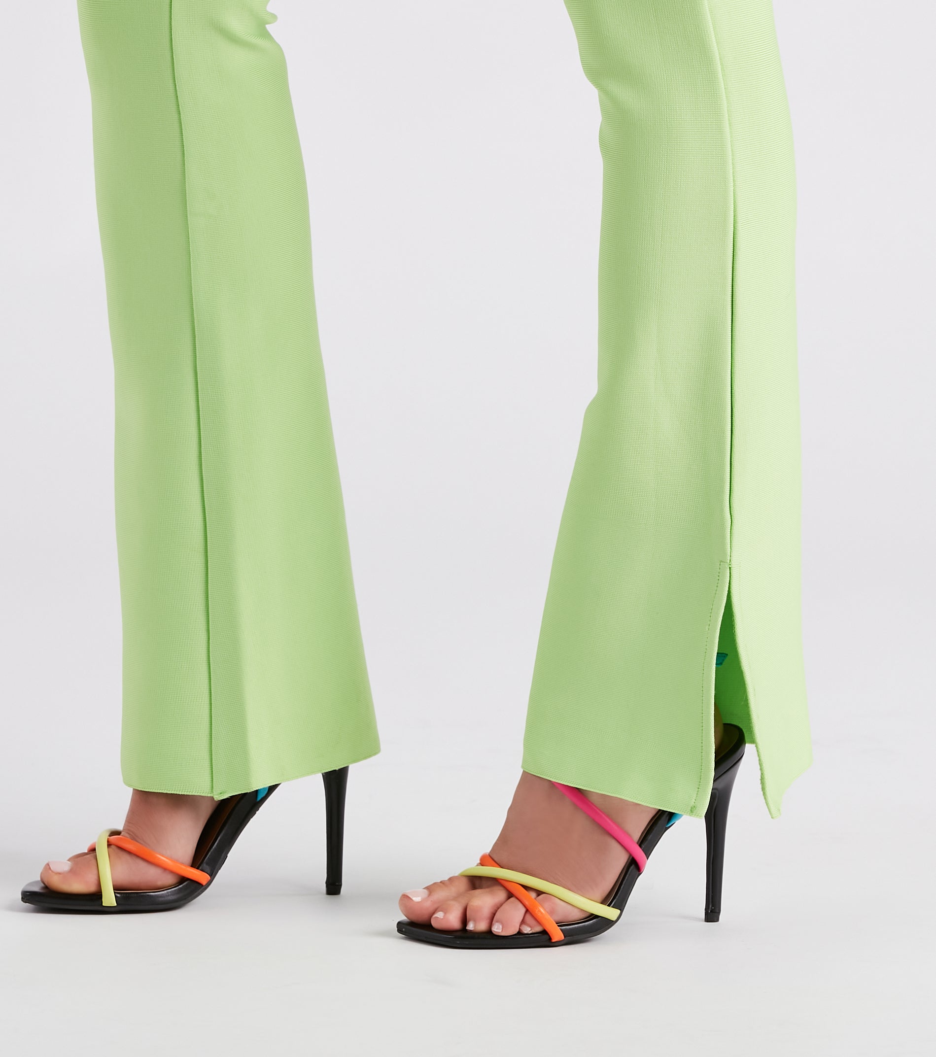 Look At Me Wow Bandage Flare Pants - Image 4