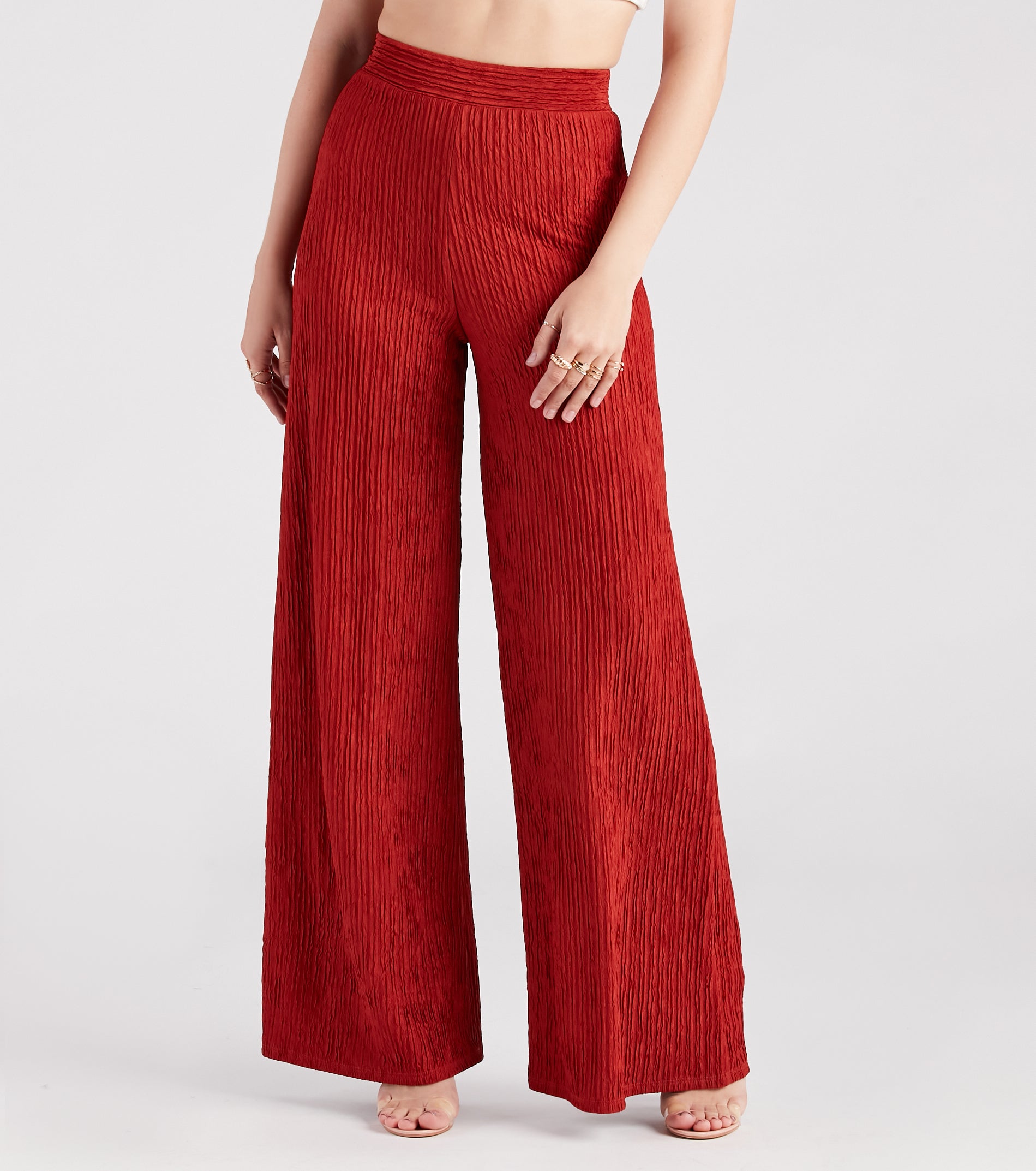 Go With The Flow High-Rise Wide-Leg Pants - Image 2