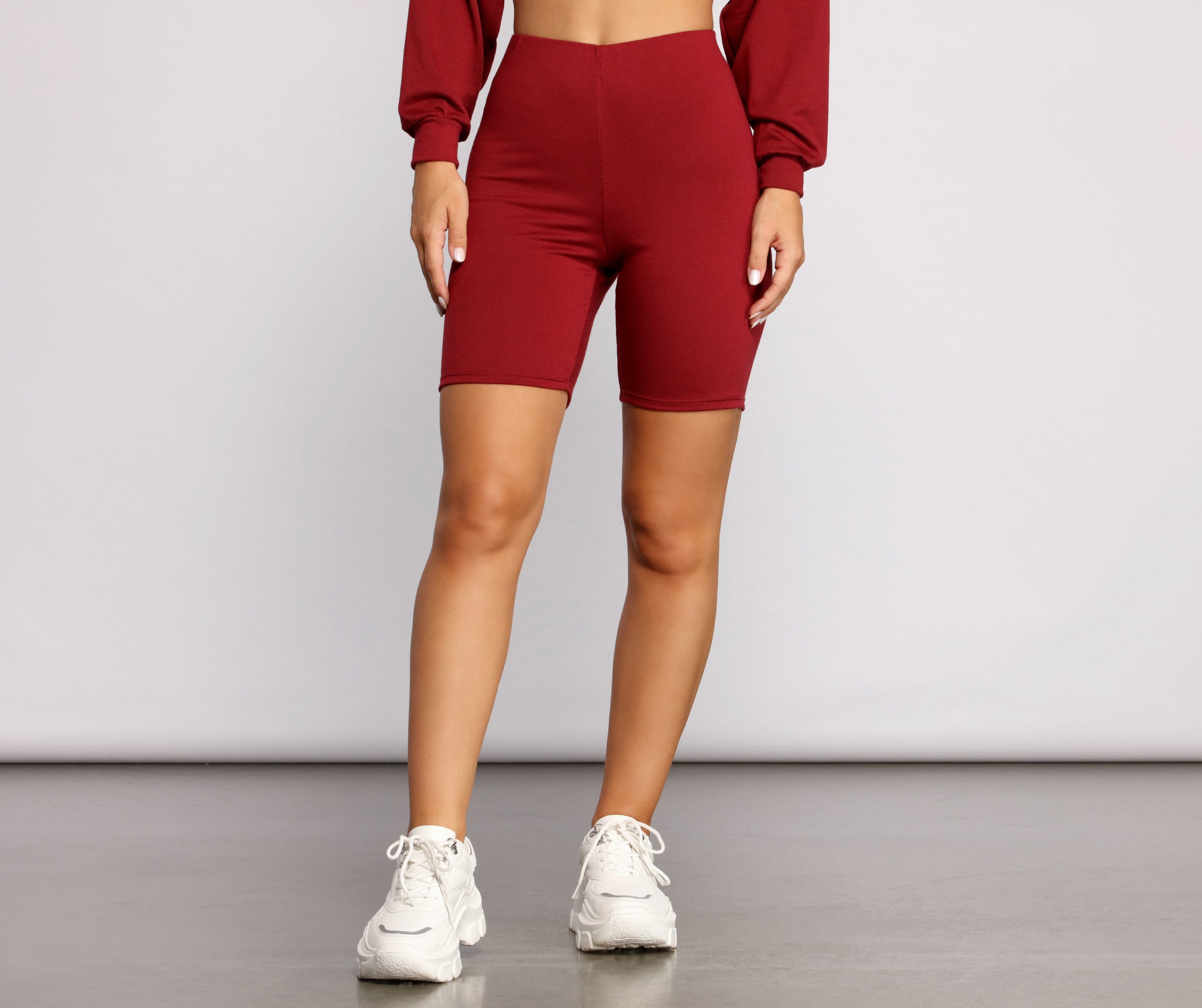Good Vibes High Waist Biker Shorts - Image 5