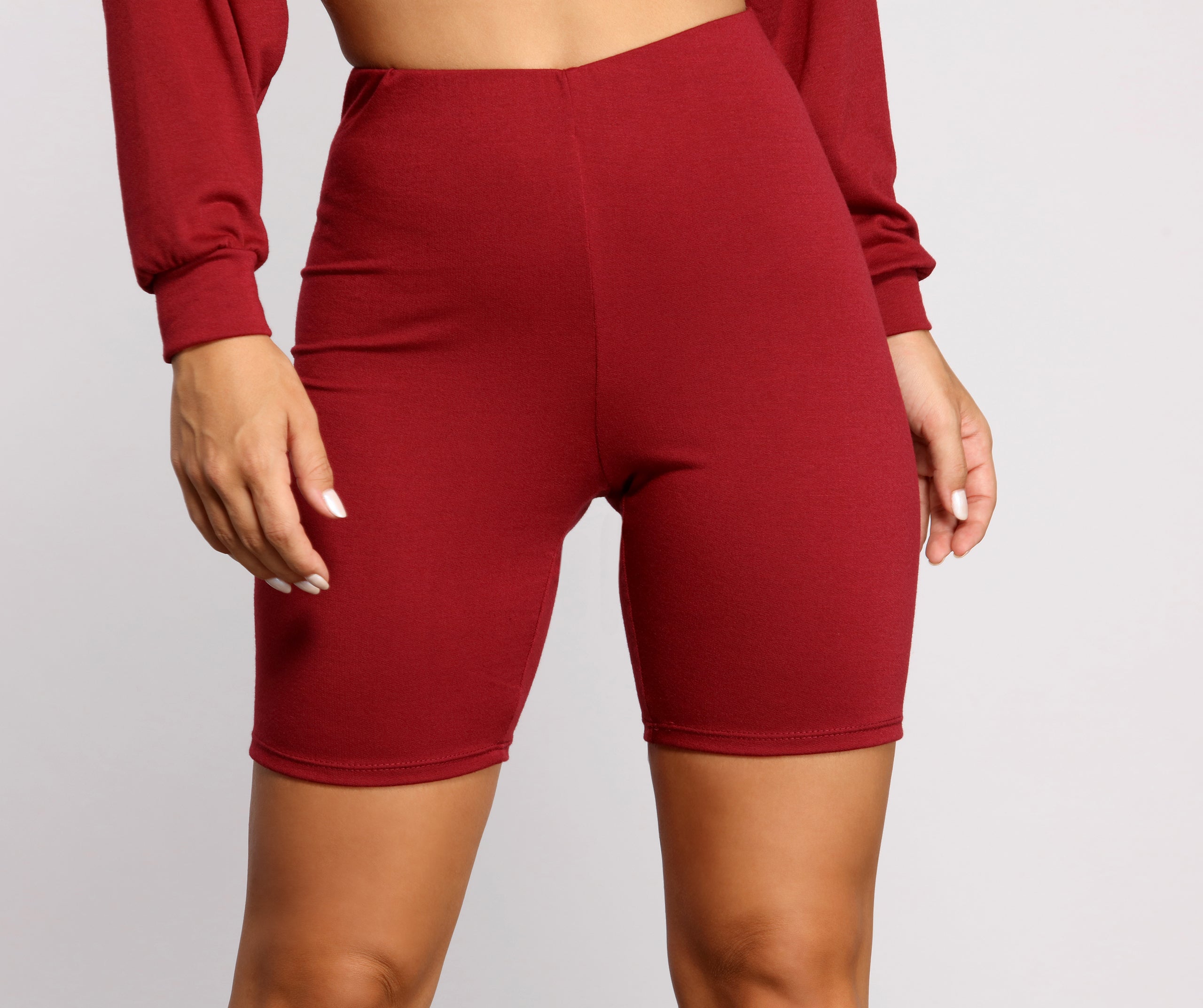 Good Vibes High Waist Biker Shorts - Image 7