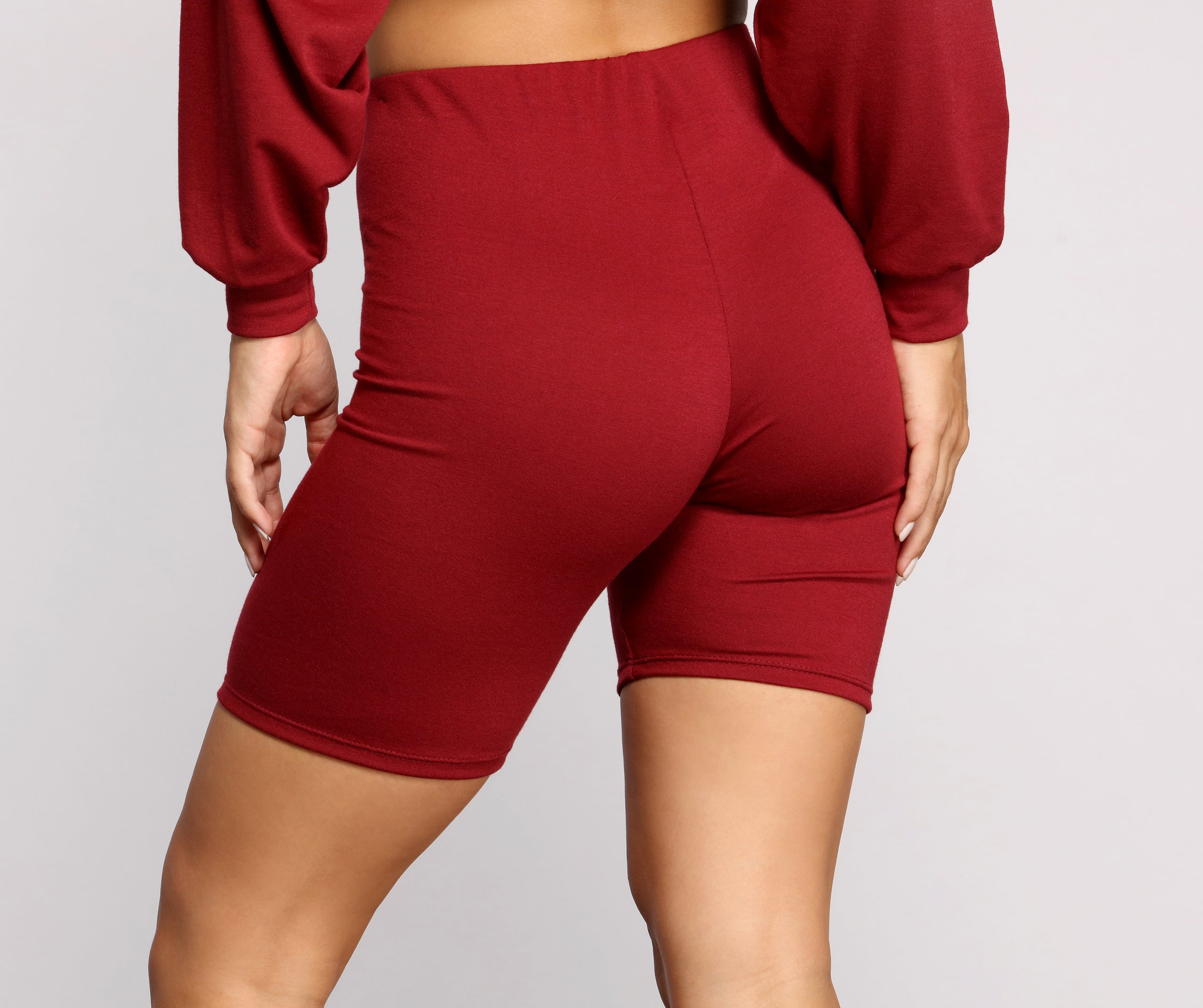 Good Vibes High Waist Biker Shorts - Image 8