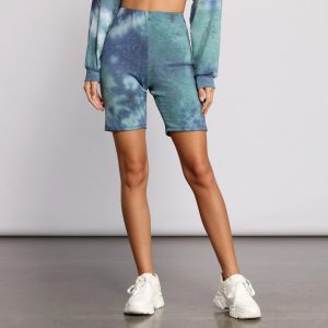Good Vibes High Waist Biker Shorts