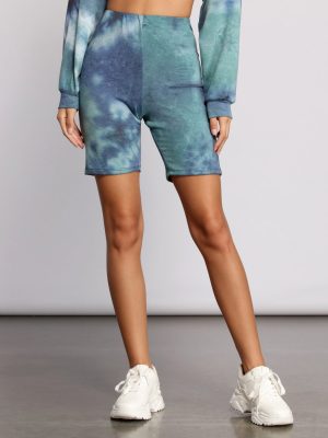 Good Vibes High Waist Biker Shorts