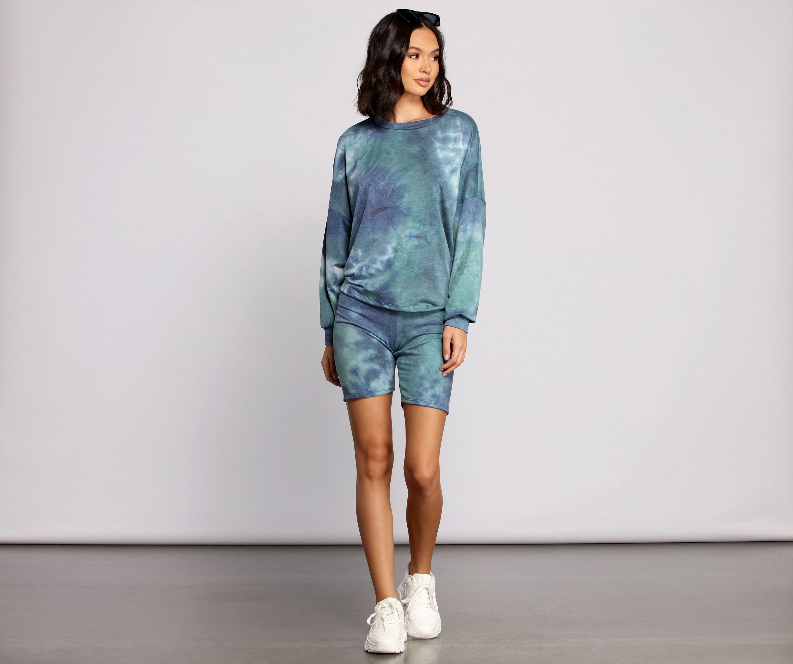 Good Vibes High Waist Biker Shorts - Image 4