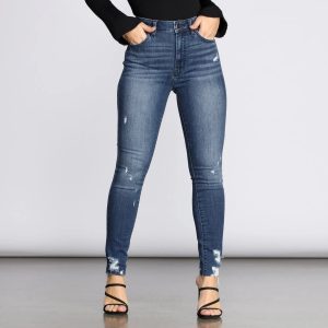 Bella High Rise Skinny Ankle Jeans