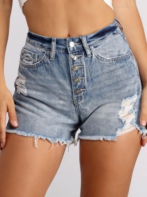 Your Everyday High Rise Denim Shorts