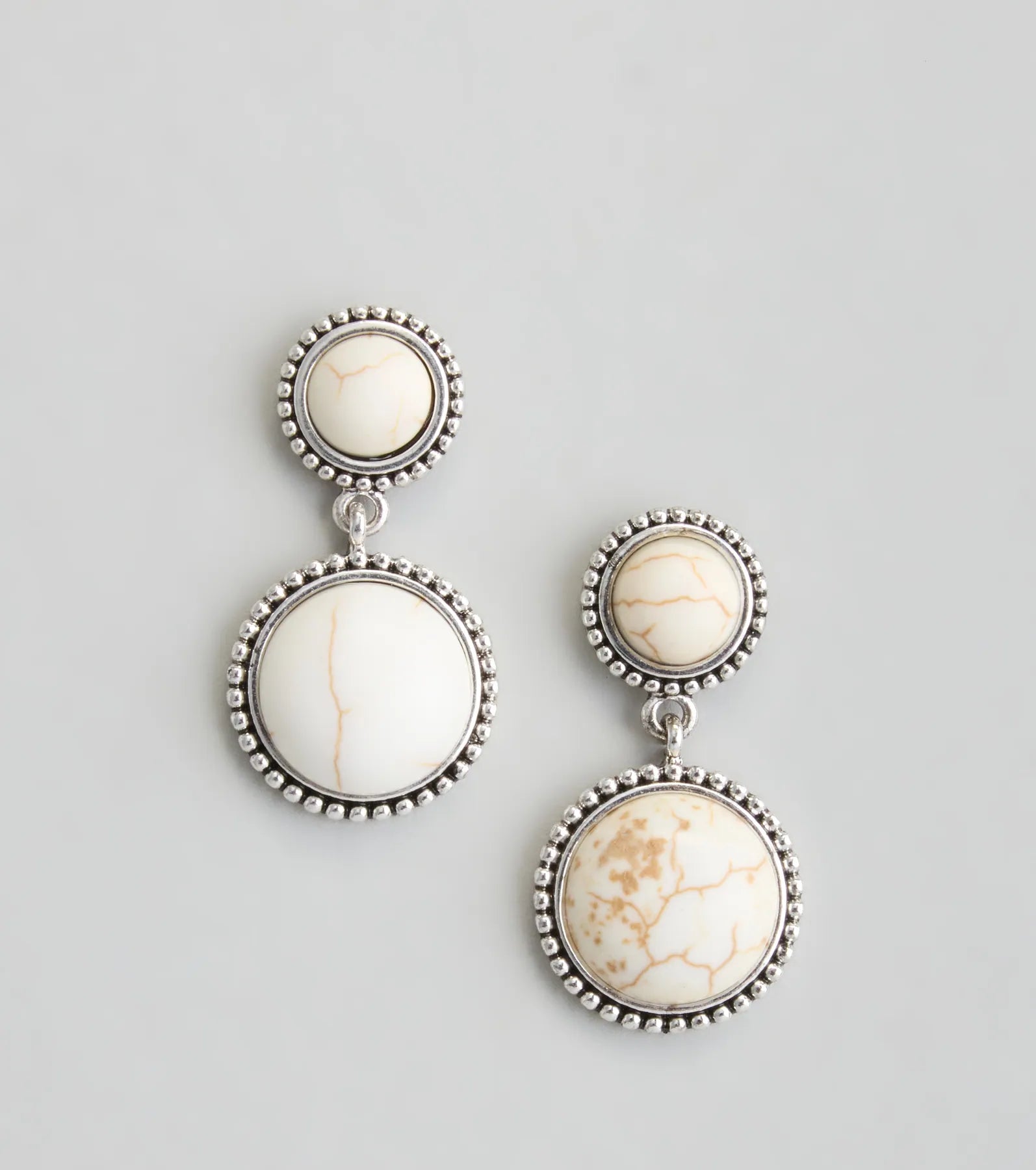 Naturally Cute Stone Drop Earrings