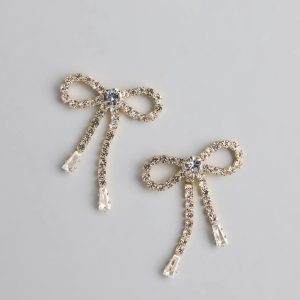 Elegant Charm Bow Stud Earrings