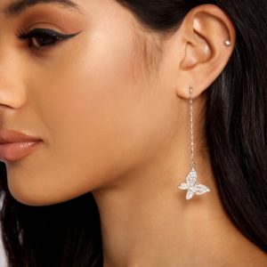 Flutter Some Hearts Butterfly Charm Earrings