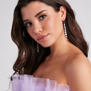 Effortless Glamour Cubic Zirconia Duster Earrings