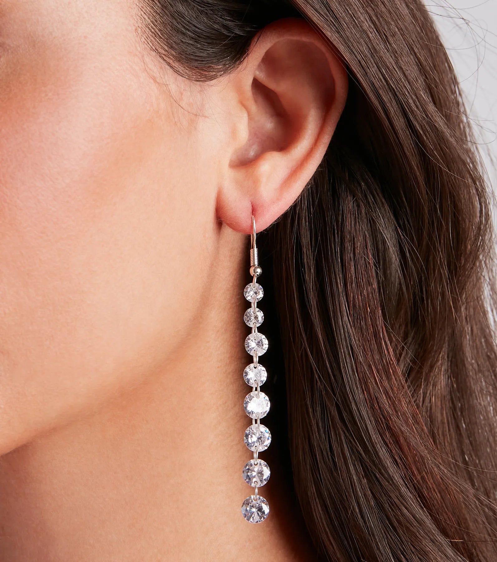Effortless Glamour Cubic Zirconia Duster Earrings - Image 2