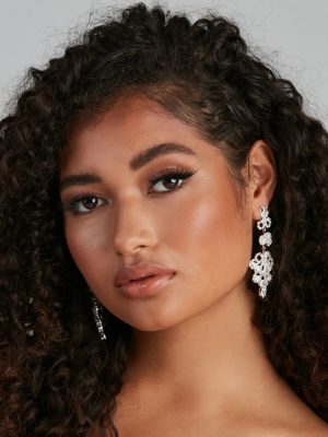 Grand Appeal CZ Chandelier Earrings