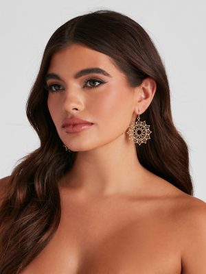 Stars Align Filigree Earrings