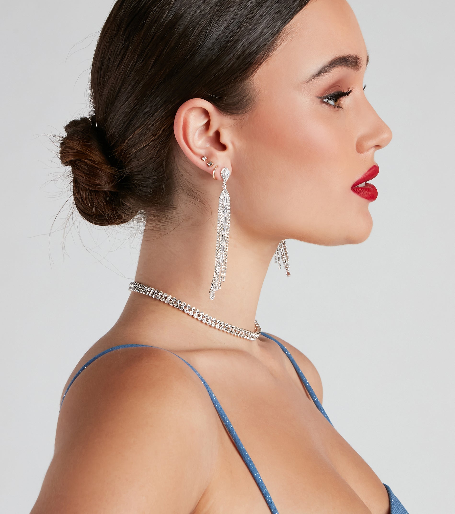 Shimmer And Shine Rhine Earrings - Image 2