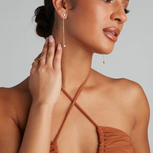 Love Spark Rhinestone Earrings