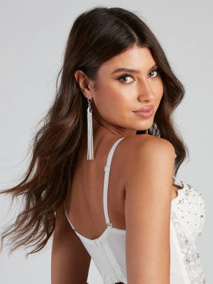 She's Luxe Fringe Earrings