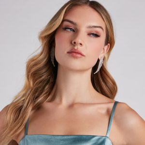 Angelic Vision Rhinestone Earrings