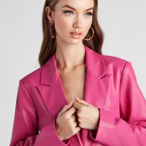 Quite A Gem Stone Hoop Earrings