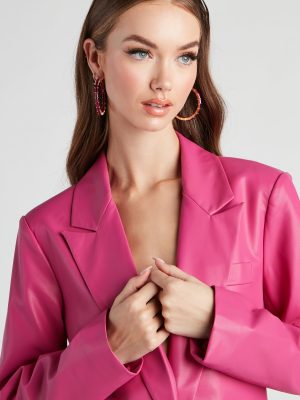 Quite A Gem Stone Hoop Earrings