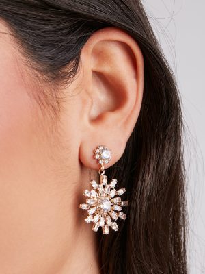 Make A Statement Rhinestone Earrings