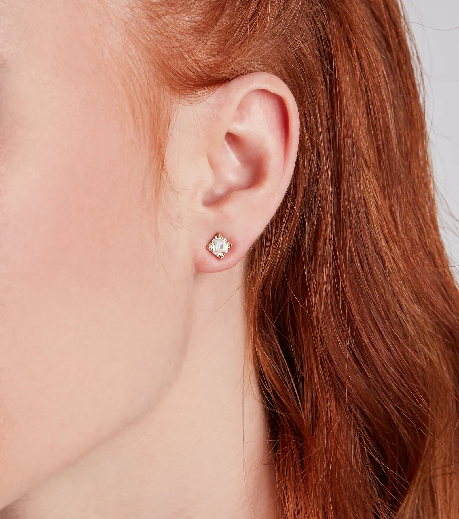 Chic Shine Rhinestone Stud And Duster Earrings Set - Image 7