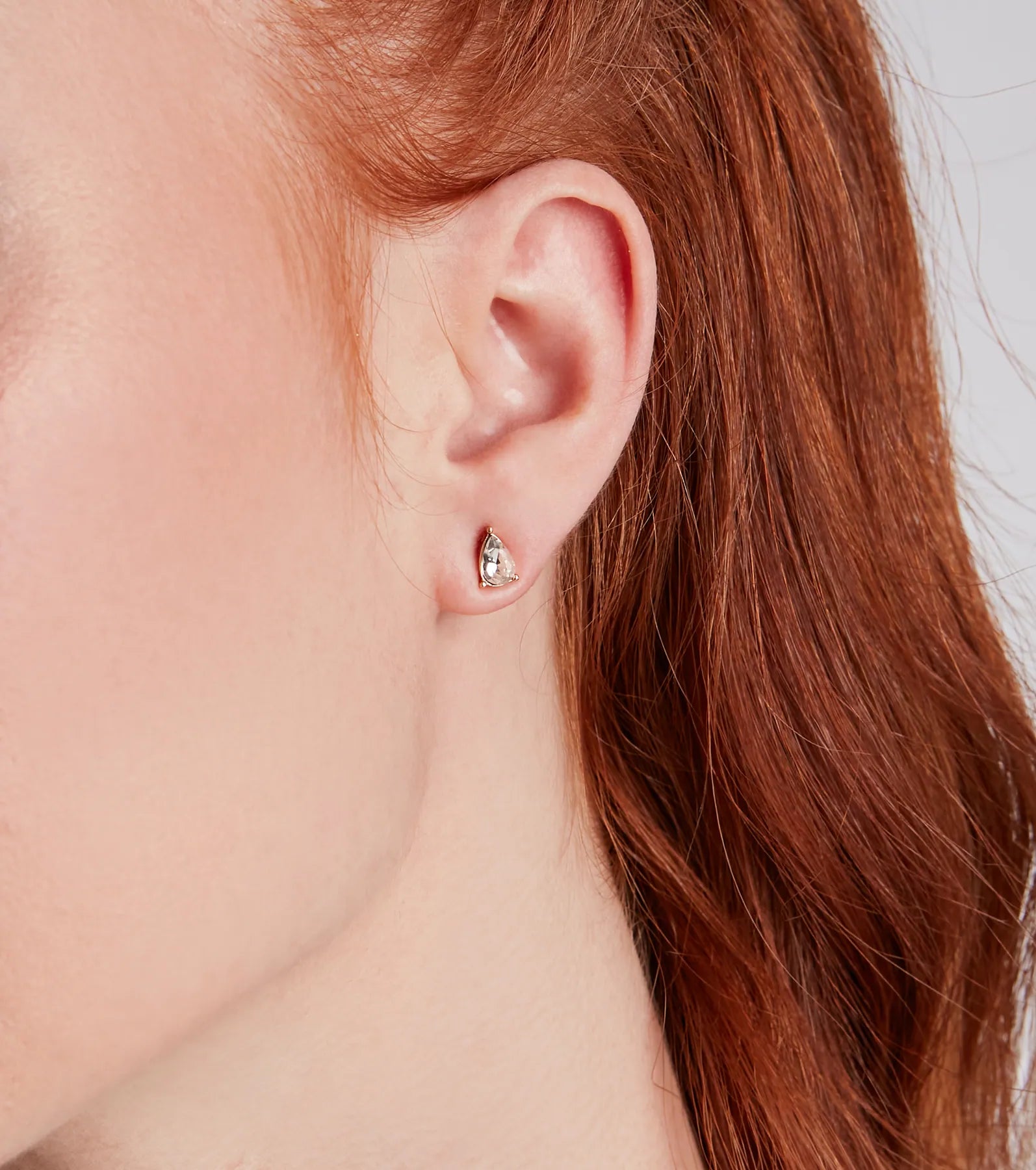 Chic Shine Rhinestone Stud And Duster Earrings Set - Image 8