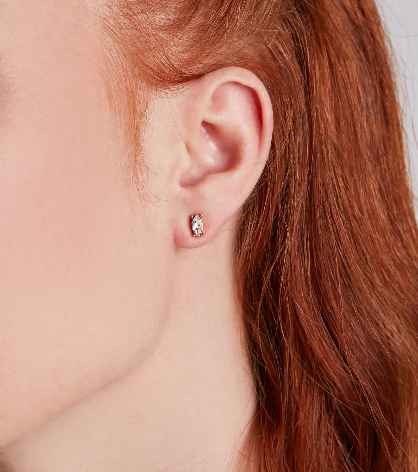 Chic Shine Rhinestone Stud And Duster Earrings Set - Image 9