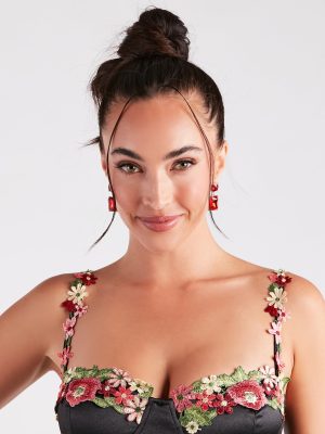 Precious Style Gemstone Earrings