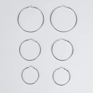 Essential Three-Pack Hoop Earrings Set