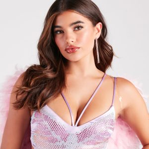 Go For The Glam Rhinestone Fringe Earrings