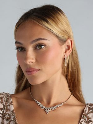Simple Things Cubic Zirconia Linear Earrings