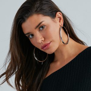 All About The Drama Extra-Large Hoop Earrings