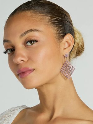 Decadent Beauty Rhinestone Caged Earrings