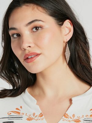 Delicate Glamour Rhinestone Drop Earrings