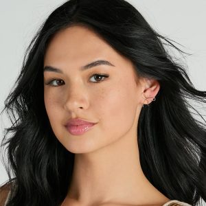 Pretty Style Dainty Bow Stud Earrings