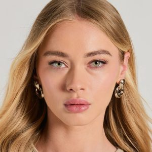 Keep It Chic Doorknocker Hoop Earrings