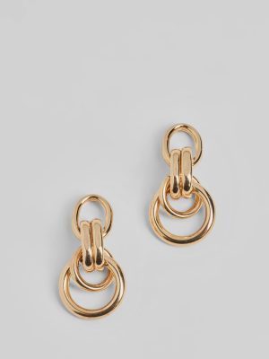 Stylish Crowd Hoop Drop Earrings