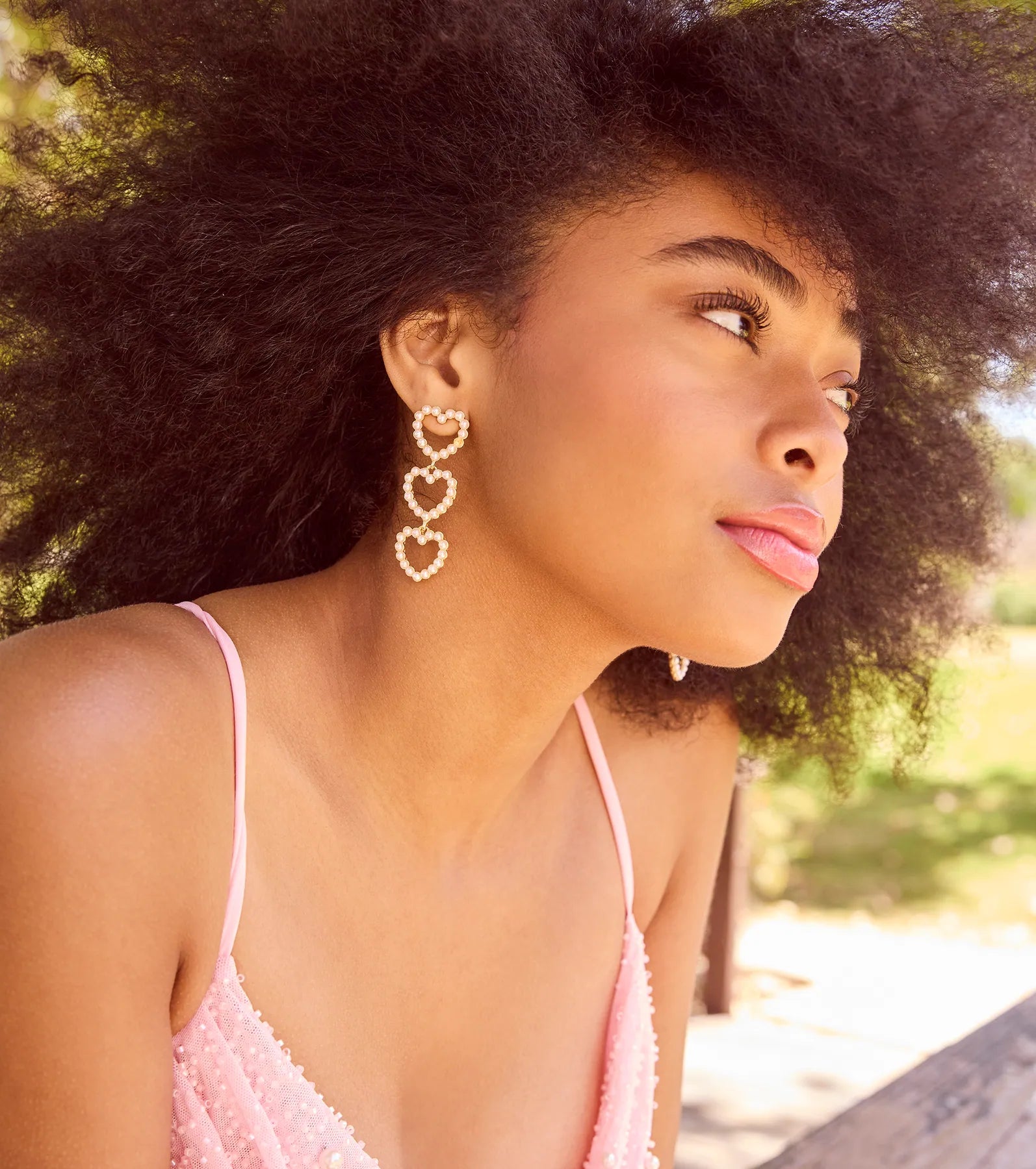 Close To Your Heart Faux Pearl Earrings - Image 3