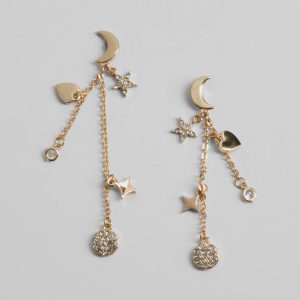 Mystical Chic Celestial Rhinestone Earrings