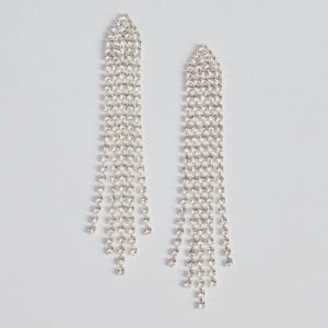 Elegant Addition Rhinestone Chandelier Earrings